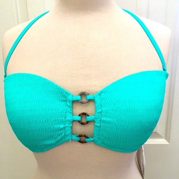 Trina Turk Other - NWT TRINA TURK Cabana Teal Bikini Top SZ 8